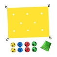thumbnail image 2 of S SERENABLE Hole Tarp Coordination Playing Team Building Game for Garden Indoor Backyard yellow, 2 of 9