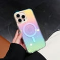 thumbnail image 2 of Case Designed for iPhone 16 Pro Max, Luxury Plating Colorful for Women Girls Ultra Slim Lightwieght Shockproof Anti-Scratch Protective Thin Fit Phone Case Cover for iPhone 16 Pro Max, C, 2 of 4