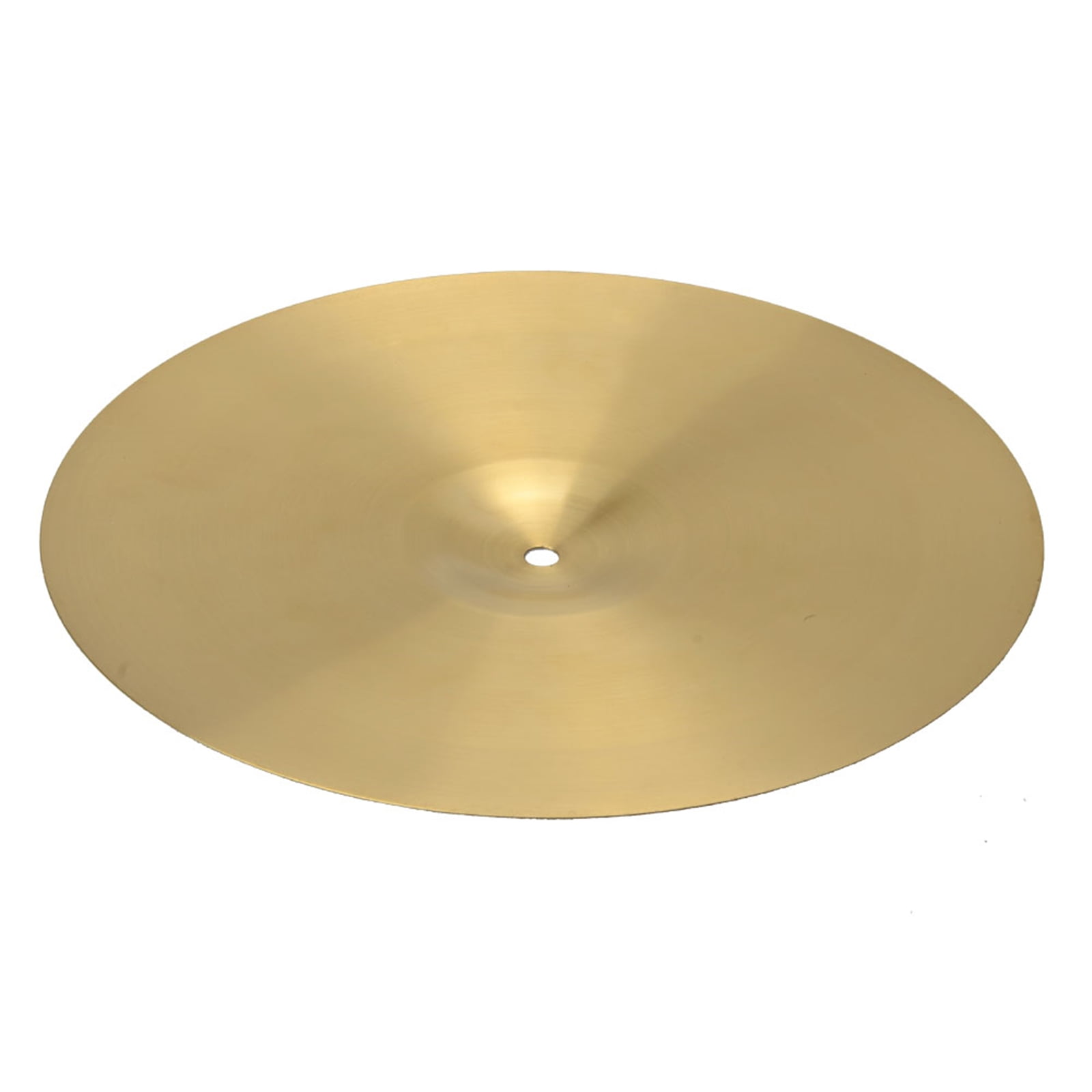 Professional 18" 0.8mm Copper Alloy Ride Cymbal for Drum Set, Golden