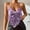 Purple, variant on Women’s Tanks Nightlife Top for Party Performance with Neck Suspender Backless Design and Black S