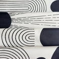 thumbnail image 3 of Boho Throw Pillow Covers 18x18 Set of 4 Mid Century Black and White Modern Geometric Cotton Linen Arch Sun Throw Pillow Case Sunrise Sunset Decorative Cushion Cover for Couch Beadroom Sofa, 3 of 6