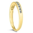 thumbnail image 2 of SZUL Women's 1/2 Carat TW Channel Set Diamond Band in 10K Yellow Gold (J-K-L Color, I2-I3 Clarity), 2 of 5