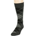 thumbnail image 6 of 7BIGSTARS KINGDOM Men's Dress Argyle Cotton Socks - 6 Pack - Large - Casual Seamless Socks Size 10-13 Shoe Size 6-12 L Charcoal, 6 of 10