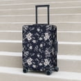 thumbnail image 6 of Disketp Retro Flower Elastic Travel Luggage Cover Travel Suitcase Protective Cover For Trunk Case Apply To 18''-32'' Suitcase Cover-X-Large, 6 of 7