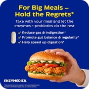 Enzymedica Digest Gold + Probiotics, Digestive Enzyme Supplement for Women & Men, Enzyme and Probiotic Supplement for Digestion, Gut Health Support, Helps Gas & Bloating, Vegetarian - 90 Capsules