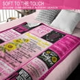 thumbnail image 4 of LHSHID Godmother Gifts for Women Godmother Gift Godmother Gifts from God Godmother Blanket Godmother Gifts God Mom Gifts God Mommy Gifts Throw Blanket 50x60in, 4 of 6
