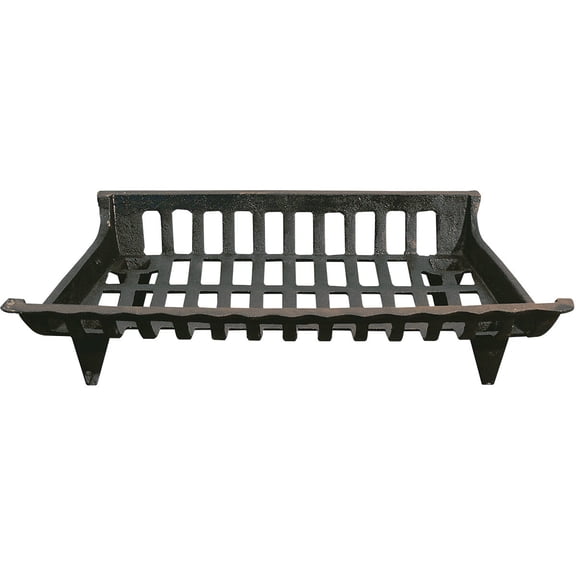 Do it Best Tools Home Impressions 24 In. Cast Iron Fireplace Grate — Residential Use, Standard Application