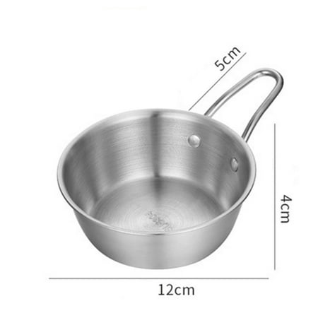 

RAINB 304 Stainless Steel Hot Pot Dipping Bowl Food Sauce Cup Korean Rice Wine Bowl