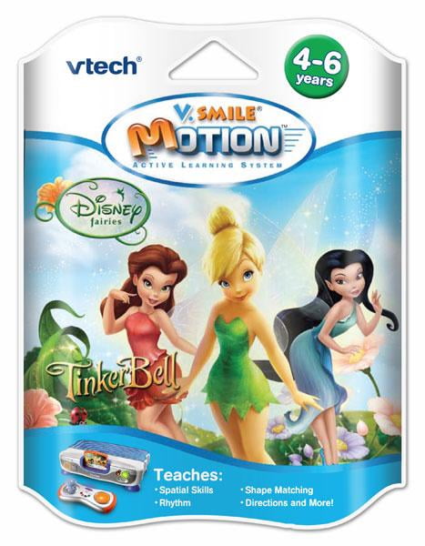 Vtech V.Smile Pocket Motion Disney Fairies Tinkerbell Game Cartridge Age 4-6 NEW 