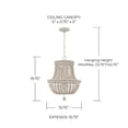 thumbnail image 2 of AA1022SR Austin Allen Handley - 3 Light Chandelier In Coastal Style-19.75 Inches Tall and 15.75 Inches Wide     -Traditional Installation, 2 of 5