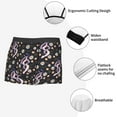 thumbnail image 5 of Wukai Snake And Floral1 Print Men’s Underwear Breathable Boxer Briefs,&nbsp;Moisture Wicking & Breathable-Large, 5 of 7