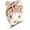 Rose Gold-NO.6, variant on Infinity Crystal Cremation Ring for Ashes Cross Memorial Urn Jewelry Human Pet Memorial Keepsake Gift NO.6-NO.10