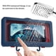 thumbnail image 4 of Inteprter Soporte para teléfono móvil IP64 Estuche impermeable Autoadhesivo Organizador de control táctil Accesorio de ducha para cuarto de Teléfono y Comunicación Azul, 4 of 6