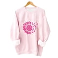 thumbnail image 4 of Rciityk Women's Pinks Ribbon Sweatshirt Casual Long Sleeve Breast Cancer Awareness Shirt Faiths Fight Hope Raglan Pullover Tops - Fall Savings Clearance, 4 of 4