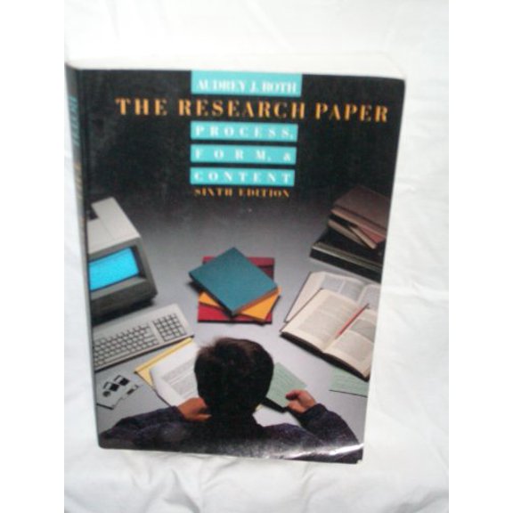 Pre-Owned The Research Paper: Process, Form and Content Paperback