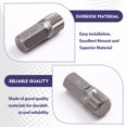 thumbnail image 5 of Juego de 7 Puntas de Destornillador de 1/2" y 3/8" (10 mm) para Destornilladores Estriados Torx Hexagonales RIBE L30 mm S2 0414 (2024), 5 of 5