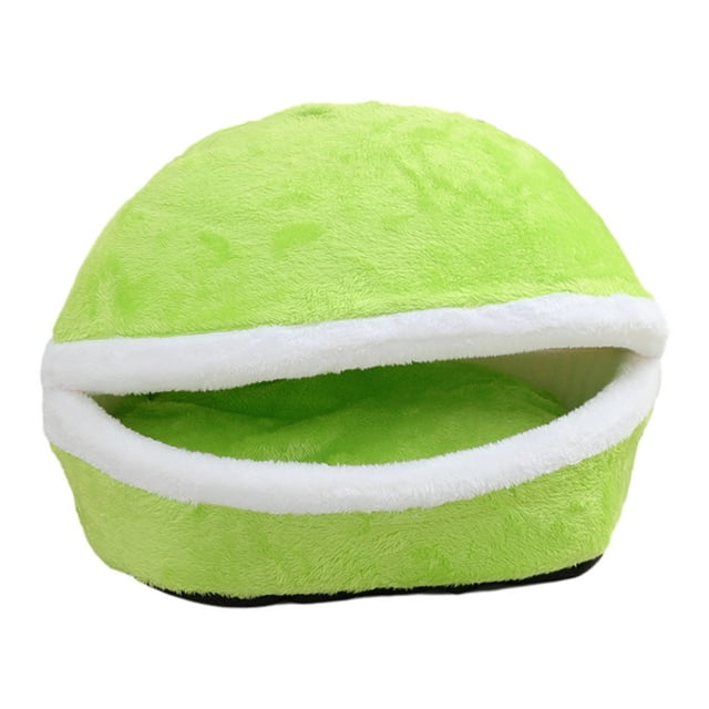 Methold Cama para gatos fácil de limpiar, cojín suave y cómodo para siestas, cama para gatos, cama para cachorros y perros Perchas para gatos verde