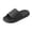Black, variant on Willtoo Shower Shoes Open Toe Non Slip Slides Comfy Waterproof Slip on Sandals Lightweight Home Slippers