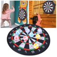 thumbnail image 3 of Hanging Children Dartboard, Colorful Flannelette Children Game Dartboard, For Bedroom For Parties, 3 of 8