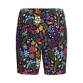 thumbnail image 2 of Lsque Flowers And Birds Mens Sleep Pajama Shorts,Short Pajama Pants, Cotton Ultra-Soft Knit-4X-Large, 2 of 9