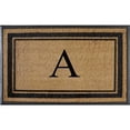 thumbnail image 2 of A1 Home Collections LLC A1HC Markham Border Natural Rubber X Large Monogrammed Doormat 30"x48", 2 of 5