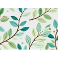 thumbnail image 4 of Watercolor Green Leaves Pattern Background Banner Party Decorations Backdrop Photography Props Wedding Celebration Event Decors, 4 of 4