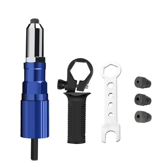 Amdohai Electric Rivet Tool 2.4mm-4.8mm Rivet Nut Tool Bit Adapter Cordless Riveting Tool Conversion Connector Insert Nut Pull Rivet Tool