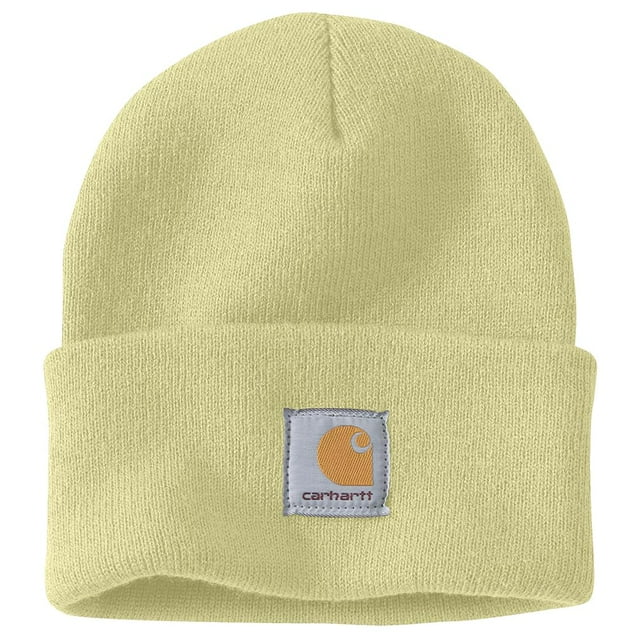 Gorro de Punto con Puño para Hombre Carhartt, Color Lemongrass, Talla Única