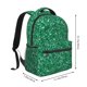 thumbnail image 2 of Easygdp Green Glitter Mochila Ergonómica Versátil para Laptop - Múltiples Bolsillos, Correas Ajustables, Unisex para Escuela, Viajes y Actividades al Aire Libre-One Size, 2 of 5