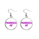 thumbnail image 1 of Un matrimonio infeliz. Pendientes pendientes de plata colgantes joyas señora Unbranded M, 1 of 3