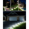 thumbnail image 3 of BLITZWILL Solar Ground Lights Outdoor, 12 Pack Bright LED Solar Pathway Lights Waterproof for Landscape Decoration, Deck Lighting for Garden Walkway Driveway (Cool White), 3 of 9