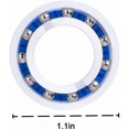 thumbnail image 2 of Cojinete de piscina C60 para limpiador de piscinas Polaris 280/180, paquete de 8 Limpiadores de piscinas a presión C-60 C60, 2 of 5