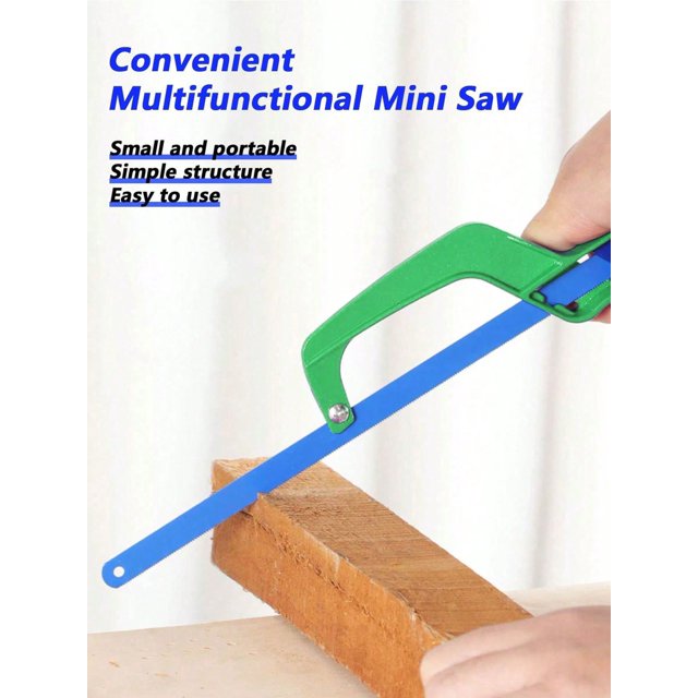 1pc Mini Multifunctional Steel Saw Frame, Household Metal Cutting Hand Powerful Saw Bow