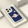 thumbnail image 4 of Proteja su iPhone con estilo con una funda de goma de TPU con estampado de dibujos animados creativa y minimalista, 4 of 4