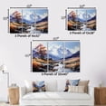 thumbnail image 4 of Designart "Mountains Majestic Peaks Painting I" Landscapes Floater Framed Canvas Wall Art, 4 of 7
