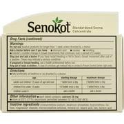 Senokot® Extra Strength, Standardized Senna Concentrate, Tablets, 12-Count