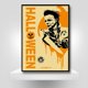 thumbnail image 1 of Póster de película de terror clásica Michael Myers, pintura de Papel Kraft para pared, sala de estudio, decoración para sala de estar, 1 of 4