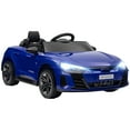 thumbnail image 1 of Aosom 12V 3.1 MPH Kids Ride on Car w/ Remote Control, Suspension, Navy Blue, 1 of 10