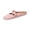 Pink, variant on Women’s Mules Toe Suede Upper Double Bow Mary Jane Slip On Backless Ballet Mule Shoes Hidden Heel Round Toe Dress Flats for Spring Office Casual Daily Wear Business Travel Outfits