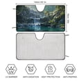 thumbnail image 2 of Car Windshield Sun Shade Foldable UV Ray Sun Visor Protector Sunshade to Keep Your Vehicle Cool (55" x 30"), 2 of 8