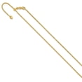 thumbnail image 2 of 14K Yellow Gold Spiga Wheat Chain Styles Necklace Adjustable 1.3mm D/C 22 inch 1.3 mm, 2 of 6