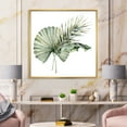 thumbnail image 2 of Designart 'Tropical Bouquet With Banana Coconut and Palm Leaves' Traditional Framed Canvas Wall Art Print, 2 of 5
