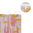 thumbnail image 5 of Yayeee Shower Curtain with Hooks 72"x72" Waterproof Fabric Bathroom Hanging Decor, Flat Yellow Stars, 5 of 5