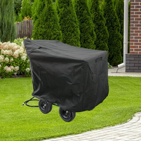 koolsoo Garden Hose Reel Cart Cover Outdoor,Protective Cover Storage Bag,Easy to Clean Waterproof Outdoor Hose Cart Cover for Outdoor