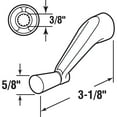 thumbnail image 2 of Spline Socket Crank Handle, Stone, Smooth 360-Degree Operation (Single Pack), 2 of 2