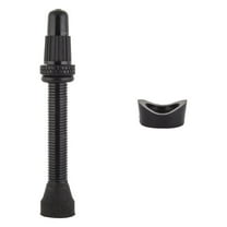 Origin8 Tubeless Alloy Presta Valve Tubeless Valve 44mm Single Black