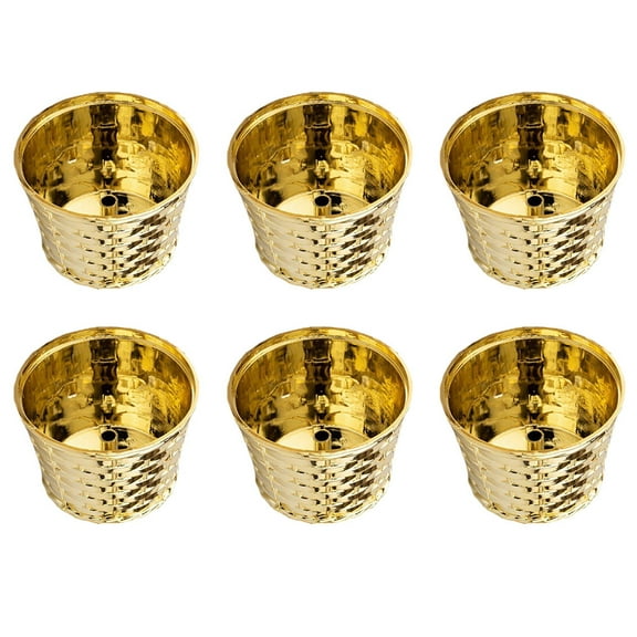 UNOMOR 6Pack Replacement Tree Stand Plastic for Stable Installation of Mini Desktop Design Tree