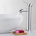 thumbnail image 3 of Grifo mezclador de lavabo elegante, grifo para lavabo de baño con acabado cromado, manija única para un ajuste rápido del agua, cartucho de cerámica que garantiza un rendimiento sin goteo, fácil, 3 of 5