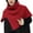 Red, variant on Prolriy Scarf for Women, Women's Solid Color Slit High Collar Shawl Knitted Scarf Warm Pullover Woolen Scarf Womens Scarf Army Green