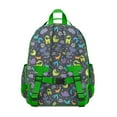thumbnail image 3 of Cartoon Dinosaur School Backpack with Cute Baby Dino Pattern and Minimalist Nature-Inspired Artwork, 3 of 5